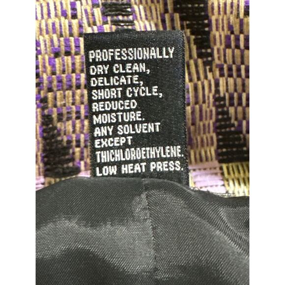 Doncaster Womens Cropped Blazer Size 4 Purple Black - Picture 6 of 8